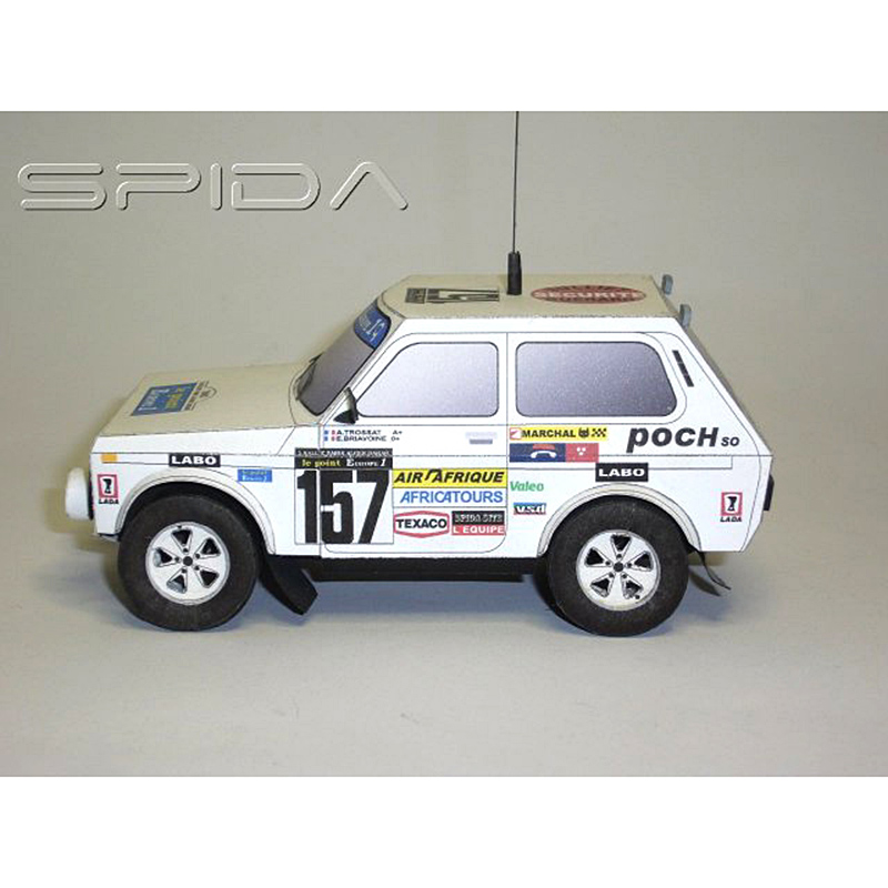 Lada Niva 1983 4X4 1:32 Dakar  - đánh giá và giá Art Craft With Cardboard