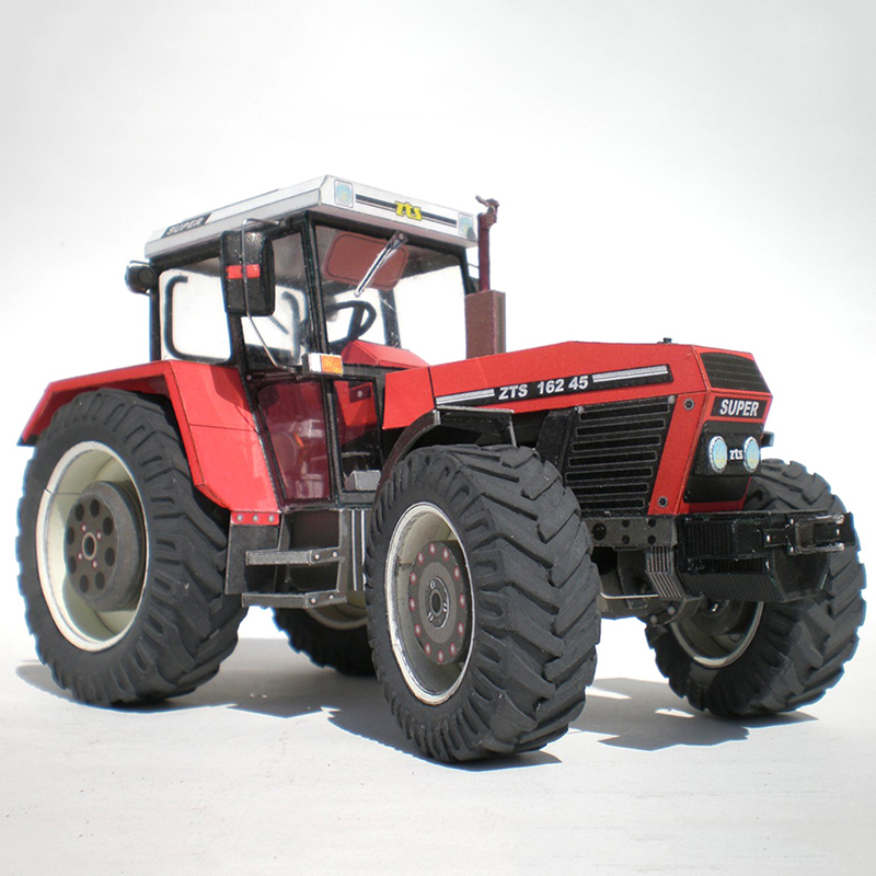 Zetor 162 45 Máy Kéo 1:32 Séc  - đánh giá và giá Art Craft With Cardboard