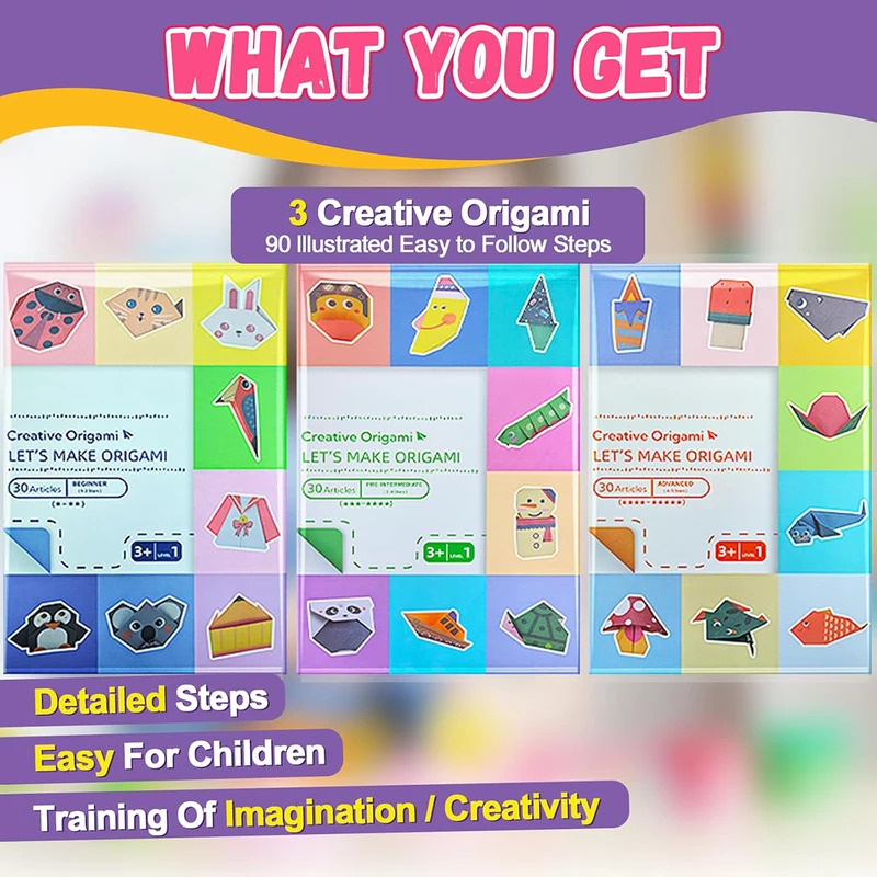 Origami Kit with 30/96 Sheets  - đánh giá và giá Art And Craft Nature