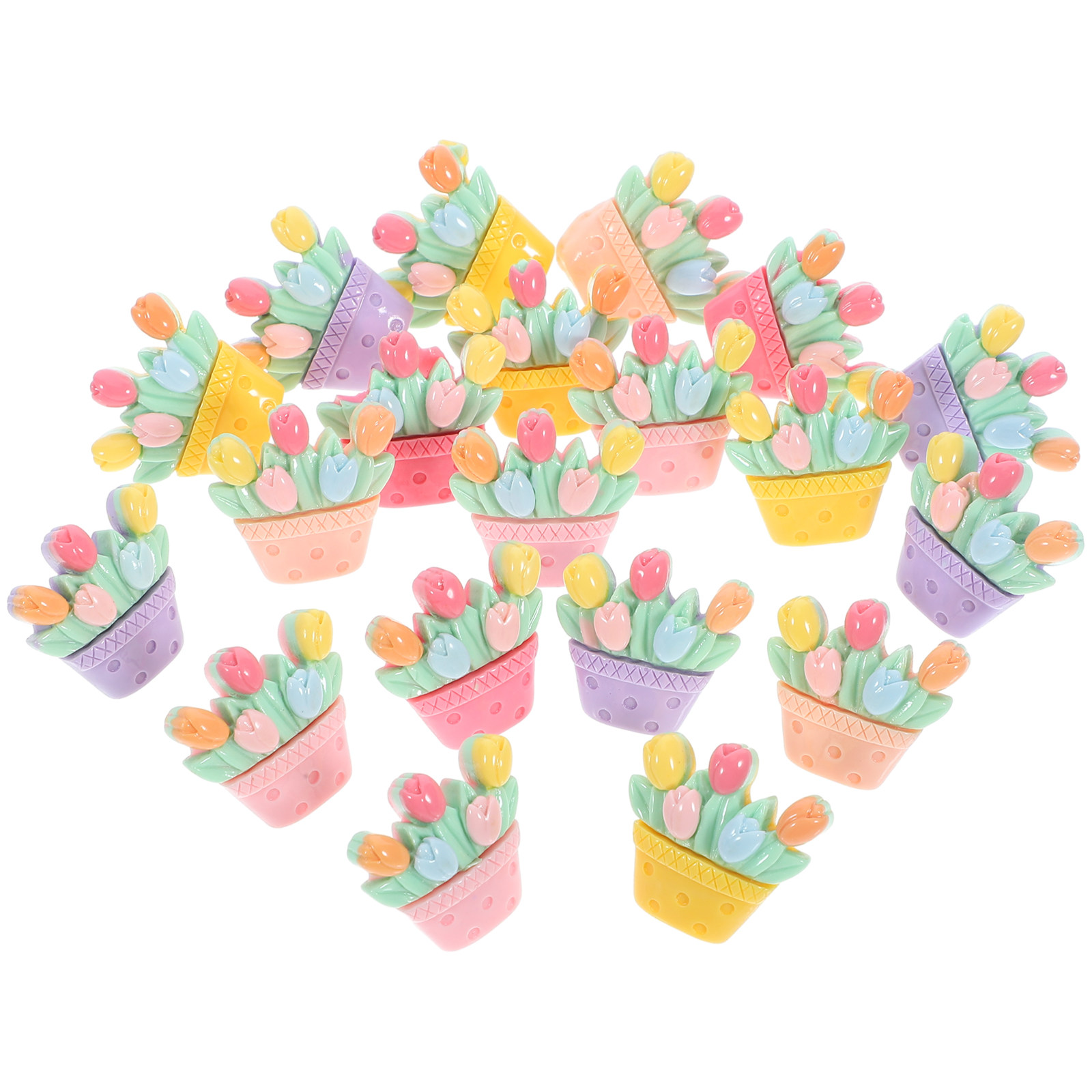 20Pcs Resin Thumbtacks Flower  - đánh giá và giá Art Craft And Design