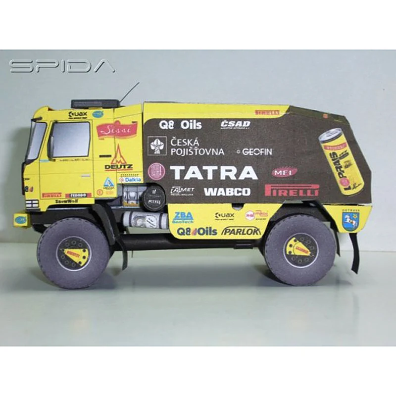 Tatra 815 2008 Truck 1:53 Daka - đánh giá và giá Art Craft With Cardboard