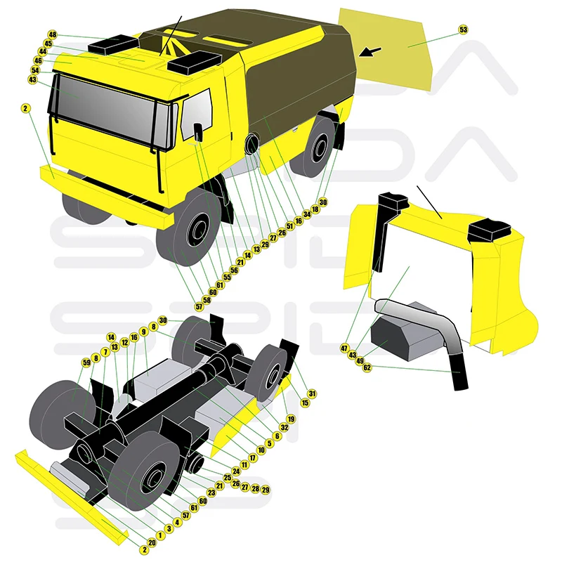 Tatra 815 2008 Truck 1:53 Daka - đánh giá và giá Art Craft With Cardboard