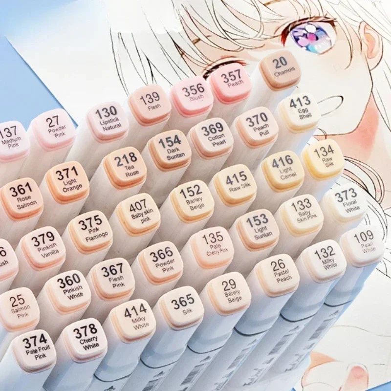 6/12/24/30 Colors Skin Tone Du - đánh giá và giá Illustration Marker Set