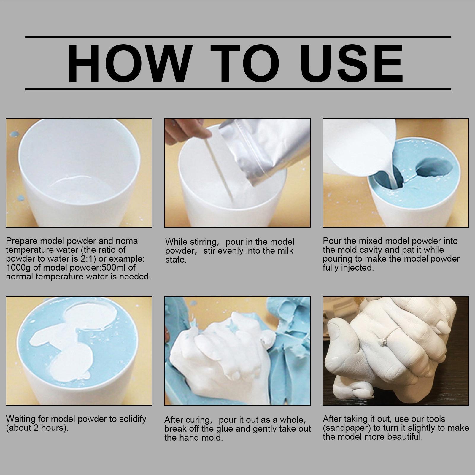 Baby Hand And Foot Casting Kit - đánh giá và giá Art Craft Toddler