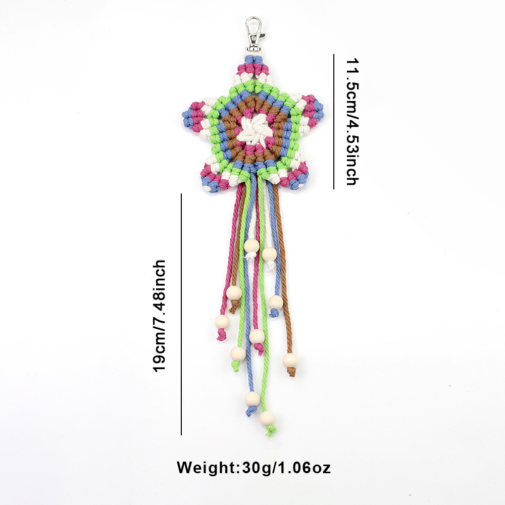 Boho Pentagram Tassel Pendant  - đánh giá và giá Art Craft Activity