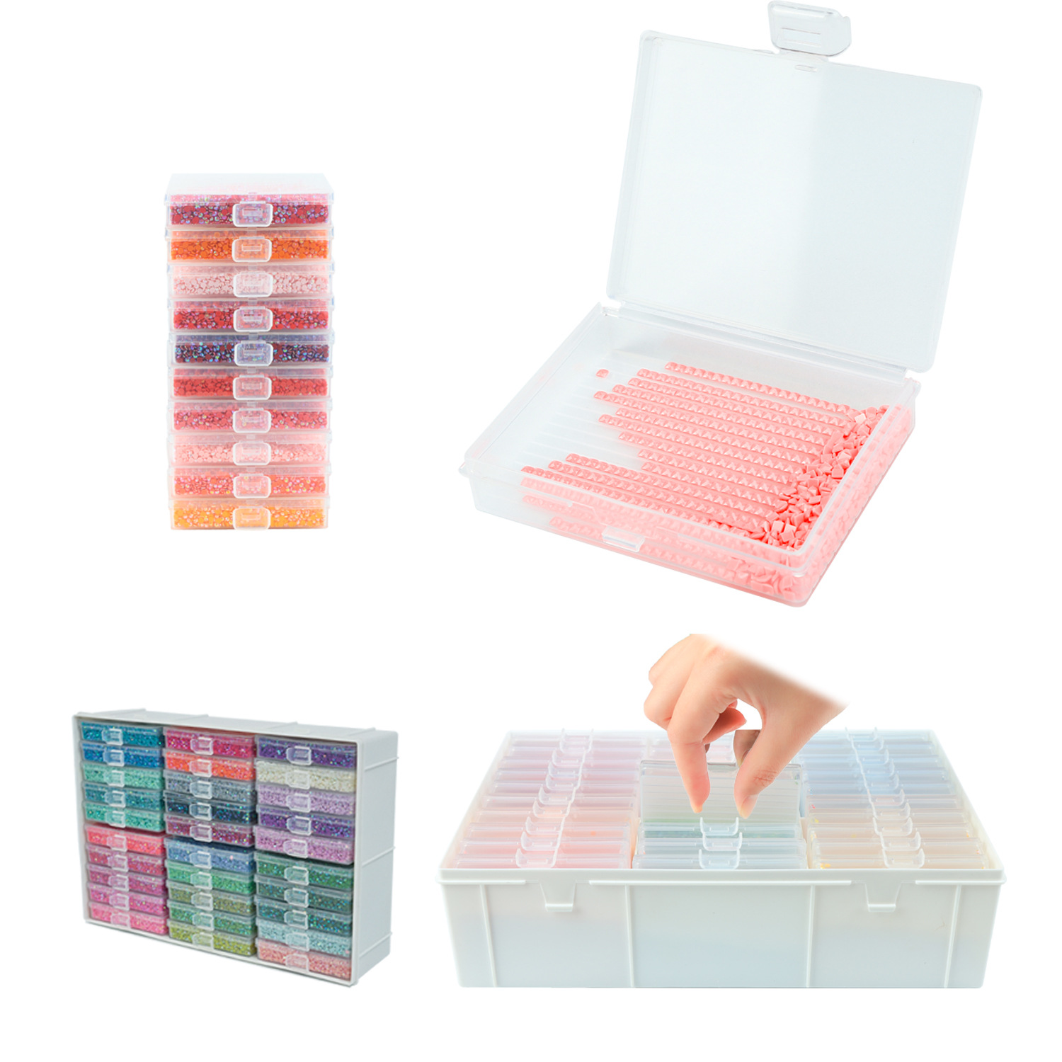 Diamond Painting Art Trays Set - đánh giá và giá Art Craft Organizer