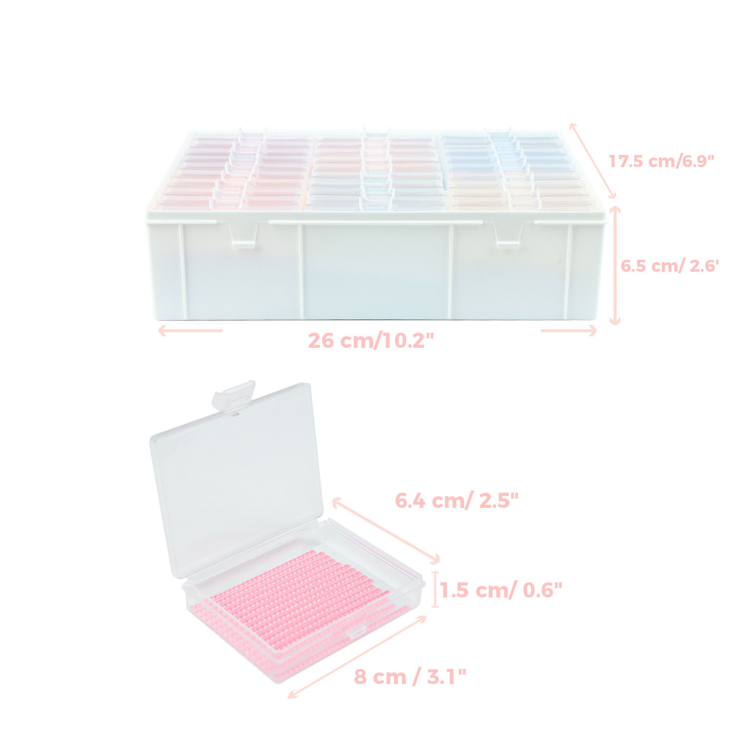 Diamond Painting Art Trays Set - đánh giá và giá Art Craft Organizer