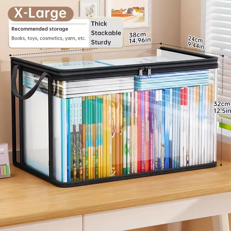 Clear PVC Storage Box | Flip-T - đánh giá và giá Art Craft Organizer