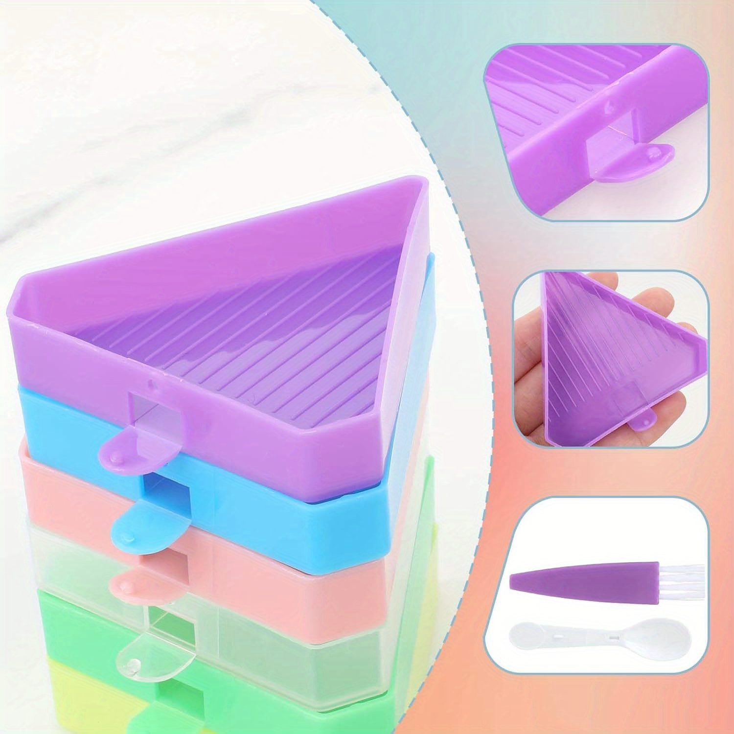 9PCS New Diamond Painting Tray - đánh giá và giá Diamond Painting Kit