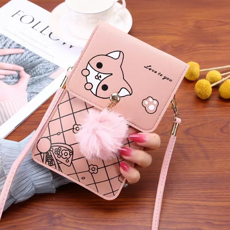 Cute Cartoon Pattern Touch-Scr - đánh giá và giá Art Craft Bag