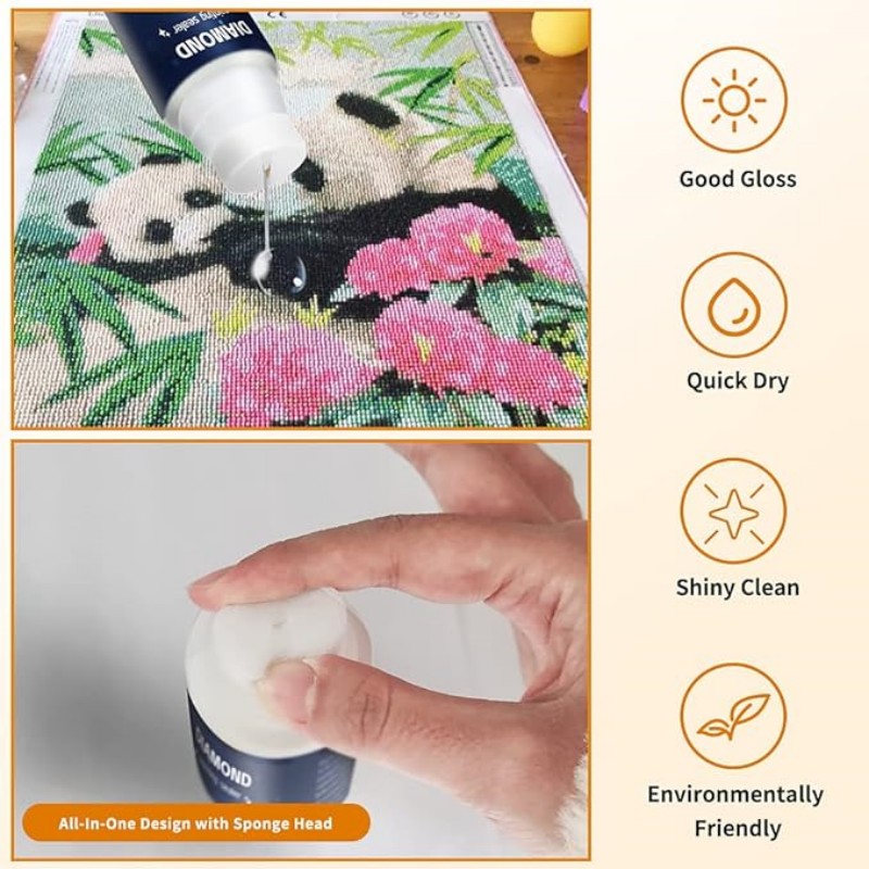 120ml Glue for Diamond Paintin - đánh giá và giá Diamond Painting Kit
