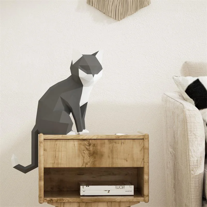 1 Pair Lovers Cat Animal Decor - đánh giá và giá Art Craft With Cardboard