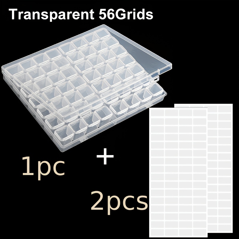 56-Grid Transparent Diamond Pa - đánh giá và giá Art Craft Organizer