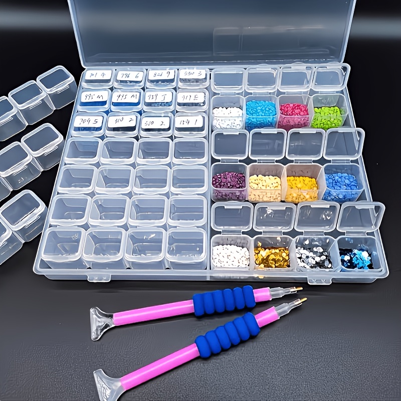 56-Grid Transparent Diamond Pa - đánh giá và giá Art Craft Organizer
