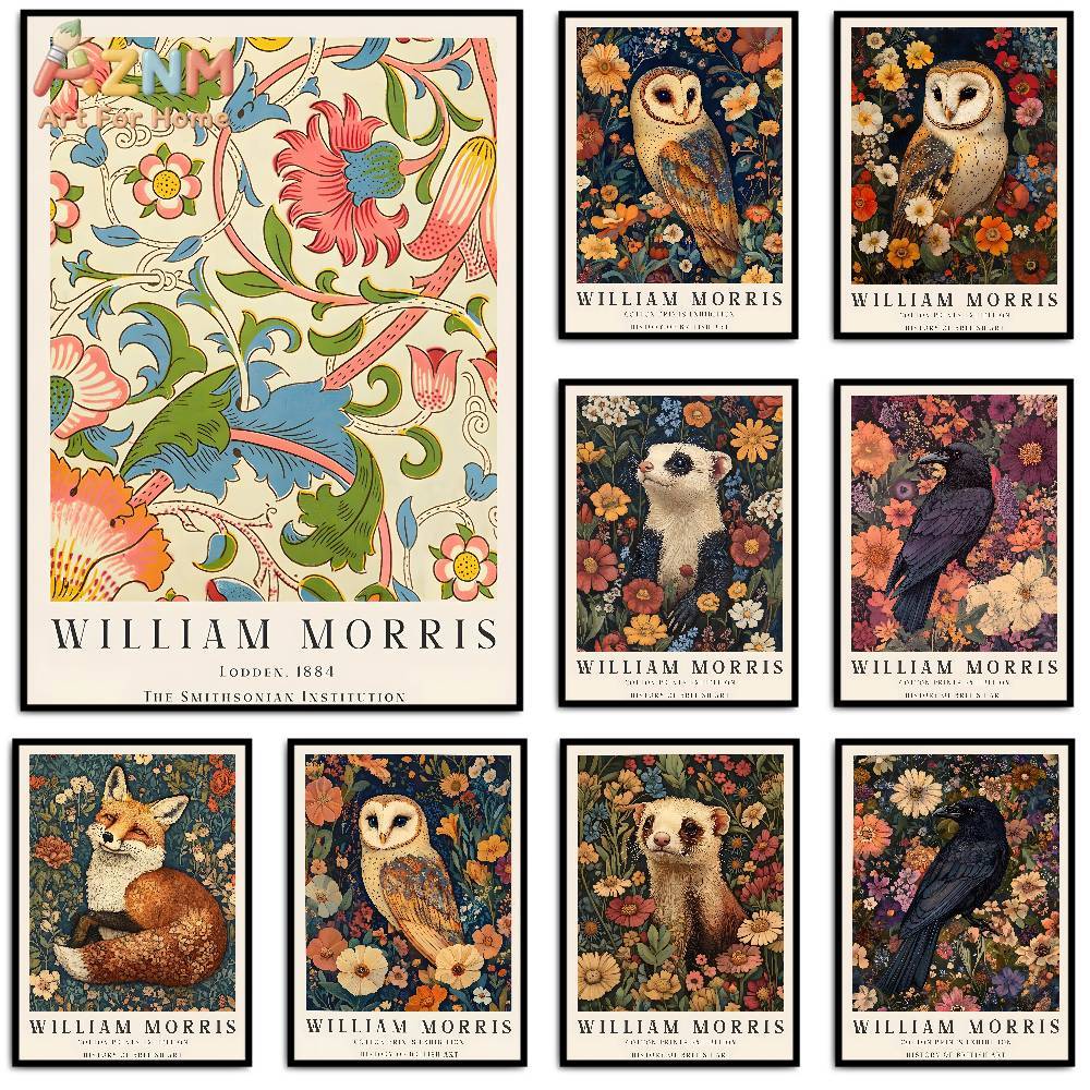 AZNM William Morris Vintage Fl - đánh giá và giá Art Craft William Morris