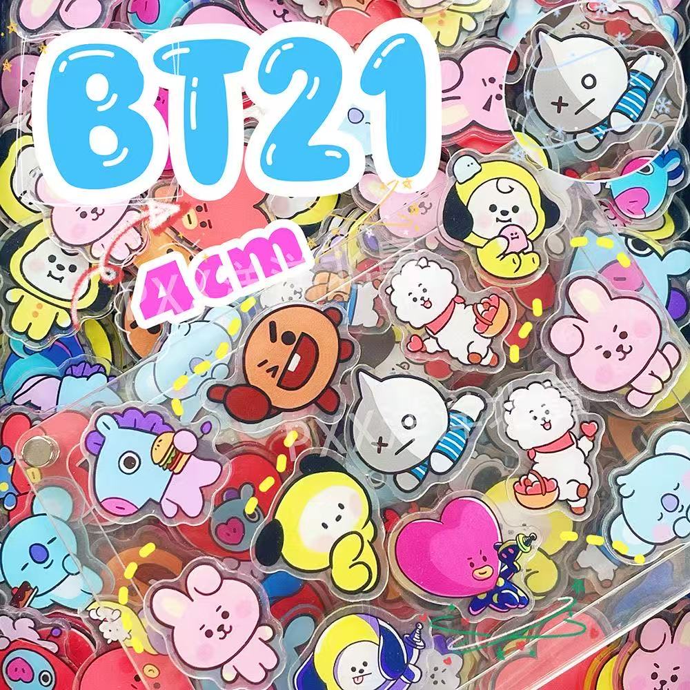 100pcs BT21 BTS Single-Layer 1 - đánh giá và giá Art Craft Accessories