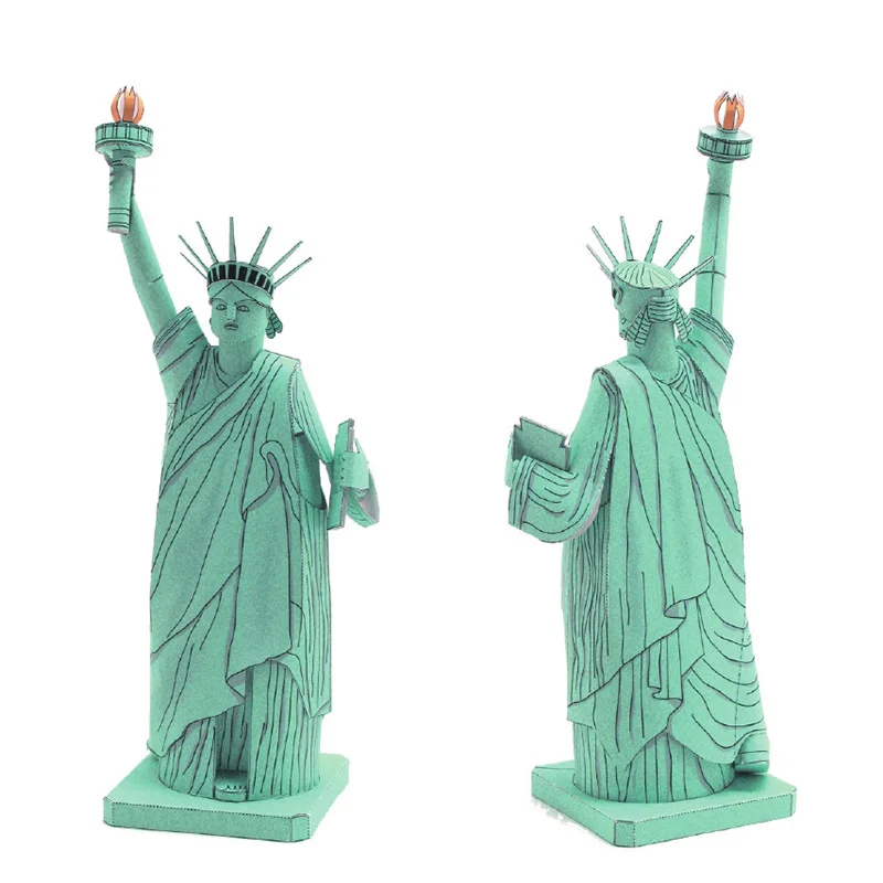 United States Statue of Libert - đánh giá và giá Art Craft With Cardboard