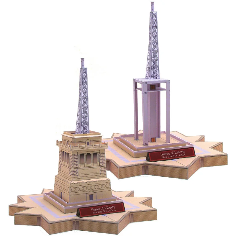 United States Statue of Libert - đánh giá và giá Art Craft With Cardboard