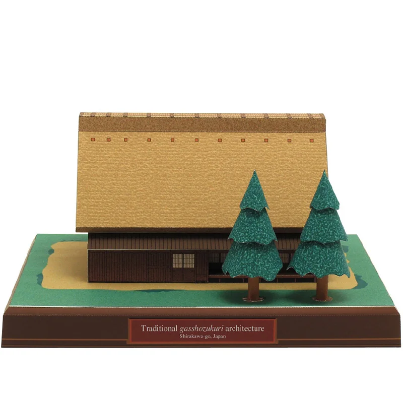 Japan Cottage Gasshozukuri Min - đánh giá và giá Art Craft With Cardboard