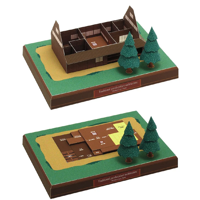 Japan Cottage Gasshozukuri Min - đánh giá và giá Art Craft With Cardboard