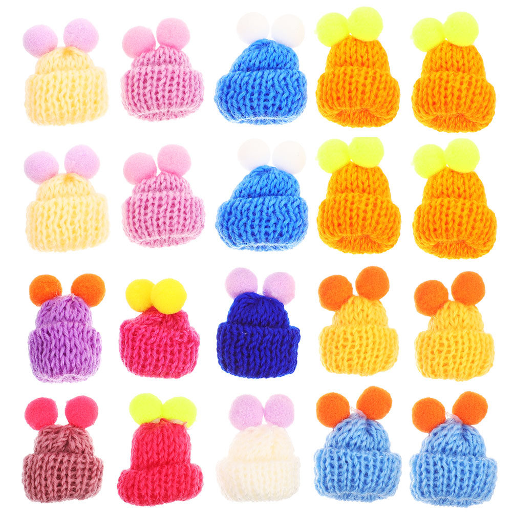 60Pcs Mini Knit Hats Wool Yarn - đánh giá và giá Art Craft Yarn