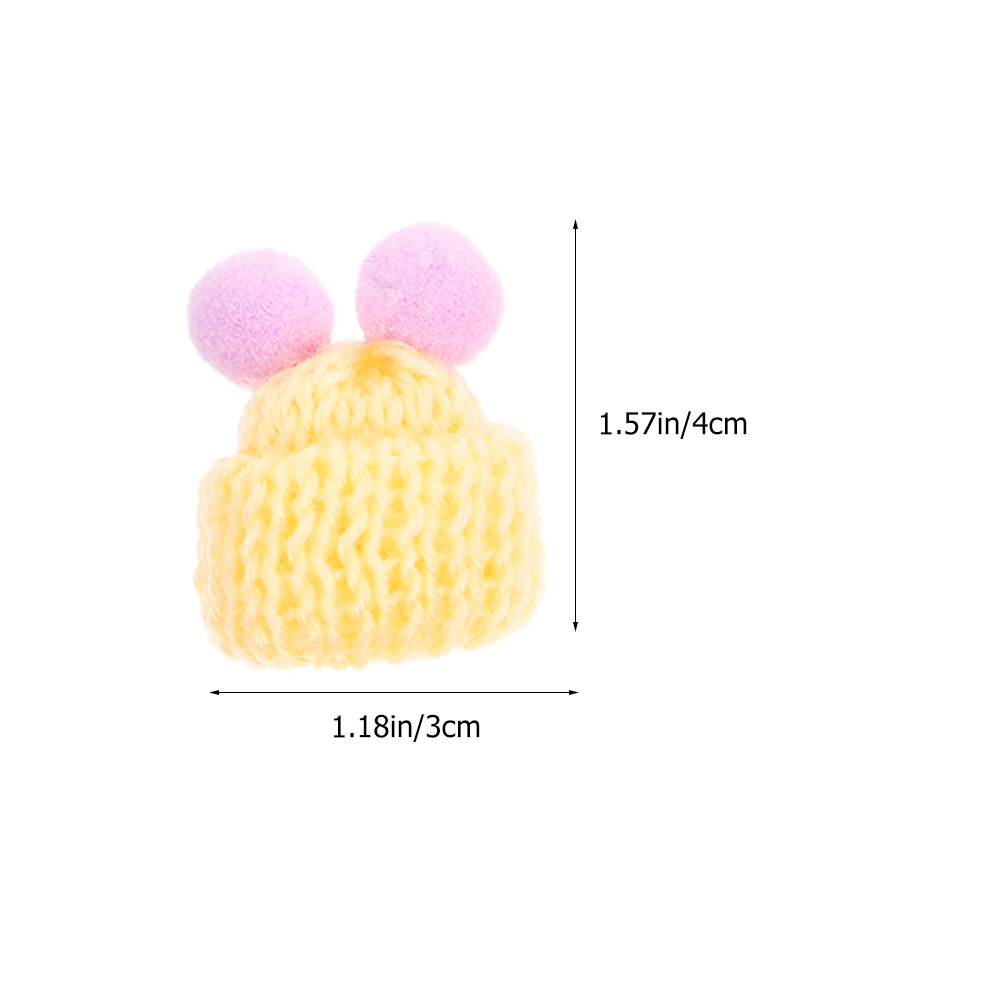 60Pcs Mini Knit Hats Wool Yarn - đánh giá và giá Art Craft Yarn