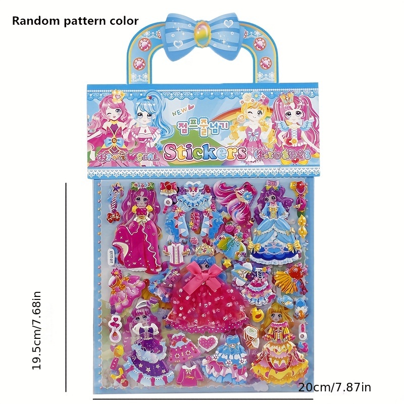 Princess Dress Up Puffy Sticke - đánh giá và giá Art Craft Toddler