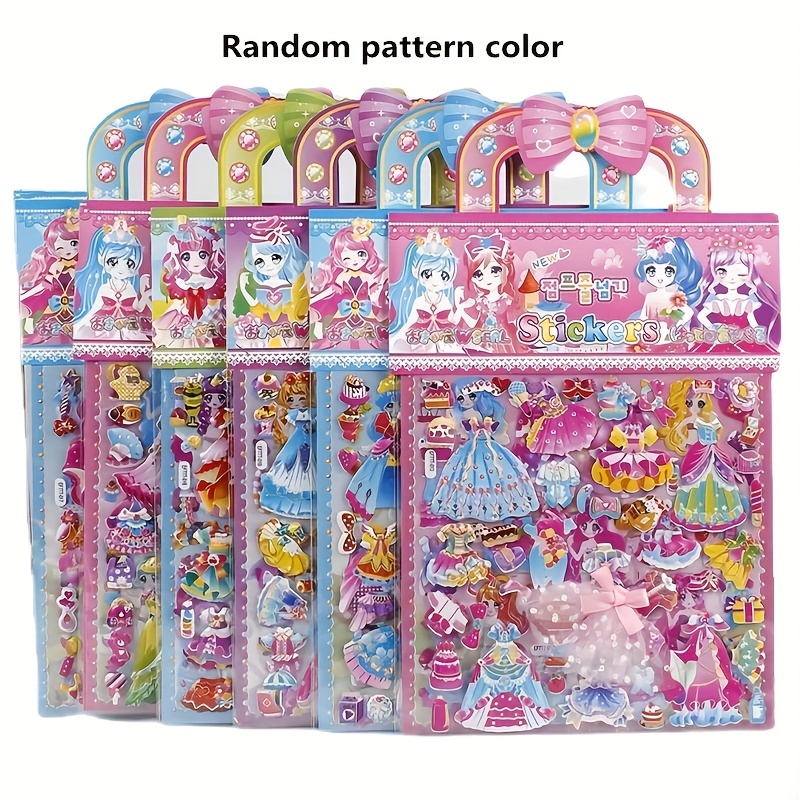 Princess Dress Up Puffy Sticke - đánh giá và giá Art Craft Toddler